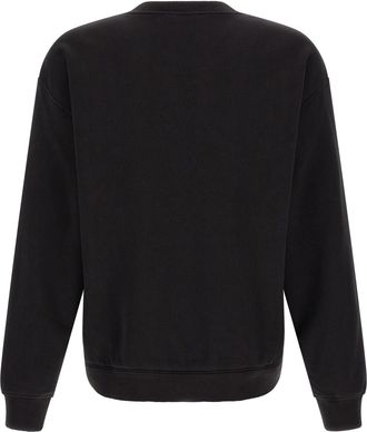 Dolce & Gabbana Logo-Embroidered Sweatshirt - Black
