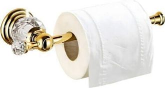 OEM Portarrollos De Papel Higi&eacute;nico De Cristal Dorado, Accesorio De Ba&ntilde;o Moderno, Acero Inoxidable, Para Montaje En Pared