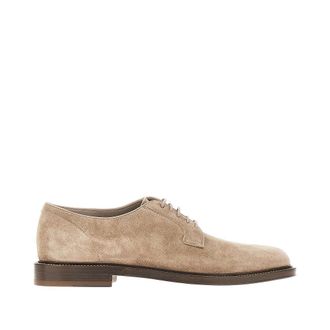 Brunello Cucinelli Suede leather laced shoes Man 42