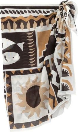 Echo Solstice Collage Sarong in Black at Nordstrom
