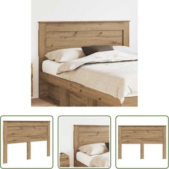 vidaXL Testiera in legno multistrato - Testiera Rovere artigianale 160 cm Legno multistrato