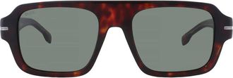 HUGO BOSS Green Square Mens Sunglasses BOSS 1595/S 0086/O7 53