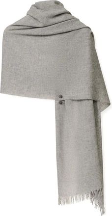 Fabiana Filippi Sciarpa con bottoni - Grigio