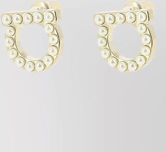 Ferragamo plexiglass earrings