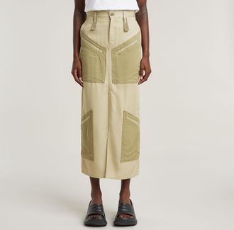 G-Star Viktoria Tone On Tone Rok - Beige - Dames