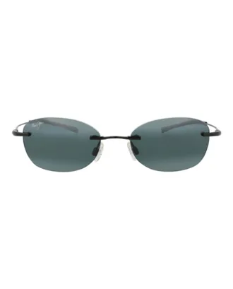 Maui Jim Round-Frame Memory Metal Sunglasses