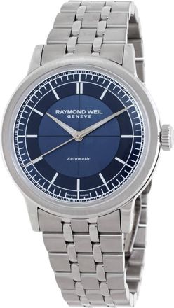 Raymond Weil Millesime Automatic Blue Dial Mens Watch 2925-ST-50001