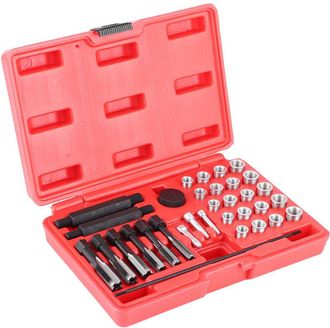 OEM Kit De Reparaci&oacute;n De Roscas De Buj&iacute;as Vertsen, Kit De Reparaci&oacute;n De Buj&iacute;as Incandescentes, Juego De Herramientas De 33 Piezas Para Buj&iacute;as Incandescent