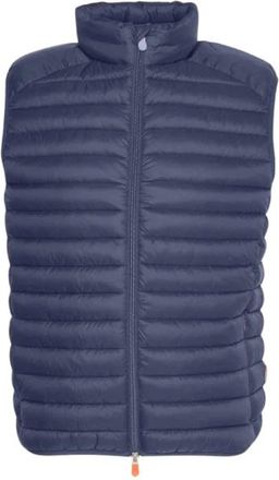 Save The Duck Gewatteerd Puffer Vest voor Mannen - Heren - Bodywarmers - Blauw - S - Nylon - Jassen