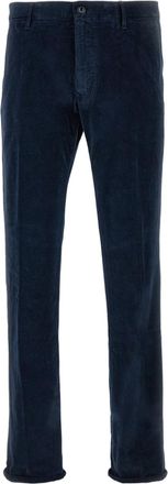 Incotex Blue Velvet Corduroy Trousers