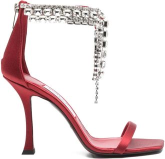 Jimmy Choo London 100 mm Verity sandalen verfraaid met kristallen - Roze