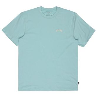 Billabong Arch Crew S/S T-Shirt f&uuml;r Herren | t&uuml;rkis/blau