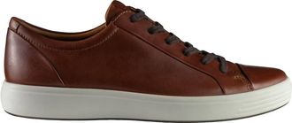 Ecco Mens Soft 7 City Sneaker In Cognac
