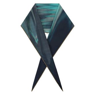 Ermenegildo Zegna Silky Scarves, male, Multicolor, Size: ONE SIZE Scarf with pointed profile