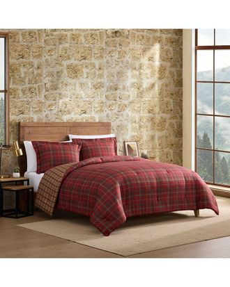 Eddie Bauer Tree Bark Plaid Comforter Set