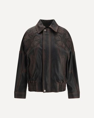 Golden Goose Nappa leather bomber Jacket Female 42
