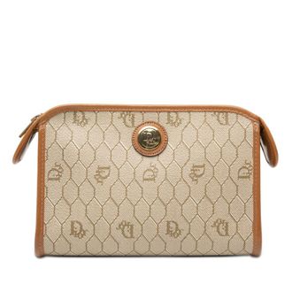 Dior Pre-owned Dior Honeycomb Coated Canvas Pouch Ladies 1U4AED0PU8KLYHRQ