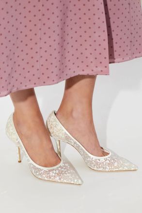 Jimmy Choo London Heeled Shoes Love 85, Womens, White