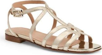 Bruno Magli Fiore Ankle Strap Sandal in Platino at Nordstrom, Size 10.5