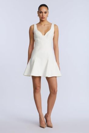 BCBGeneration Solid Godet Dress in Jasmine at Nordstrom, Size 6