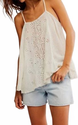 Free People Last Dance Apron Top In Ivory