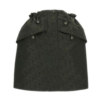 Cecilie Bahnsen Short Skirts, female, Green, Size: XS Delina Skirt