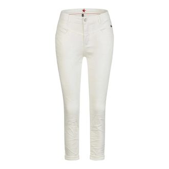 Buena Vista Dames, Jeans, Wit, Maat: XL