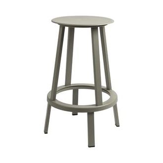 HAY Swivel bar stool Revolver - Grey - Steel xith epowy paint - Designer Leon Ransmeier