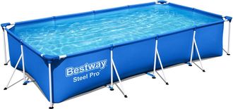 OEM Piscina Sobre El Suelo Rectangular Steel Pro Frame