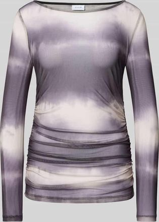 Vila Longsleeve mit Rundhalsausschnitt Modell VOLETTIS in Black, Gr&ouml;&szlig;e XS