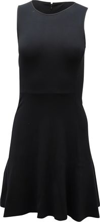 Theory mouwloze mini-jurk van zwart polyester