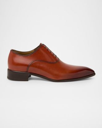 Christian Louboutin Mens Pelvis Leather Oxford Shoes