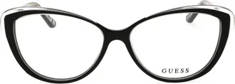 Guess GU2978 Cat-Eye Acetate Eyeglasses - Black