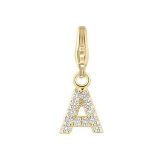 Electric Picks Initial Charm in Gold - A at Nordstrom