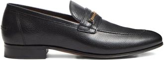 Valentino Mens Loafer Vlogo - Black Leather - Size EU 44