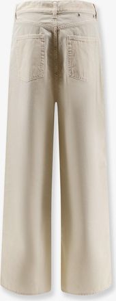 Golden Goose Womens Trousers Beige Cotton