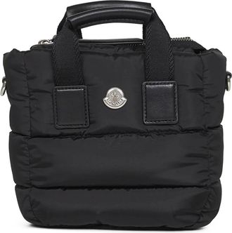 Moncler Handbags, female, Blue, Size: ONE SIZE Micro Caradoc Tote