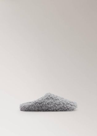 Mango Pantofole montone blu - Donna - 36 - MANGO