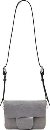 AllSaints Borsa con effetto coccodrillo - Blu