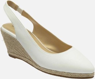 Lotus Womens Gigi Womens Slingback Espadrille Wedges - Tan - Size: 4