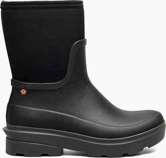 Bogs Womens Hazel Mid Zip Boots In Black