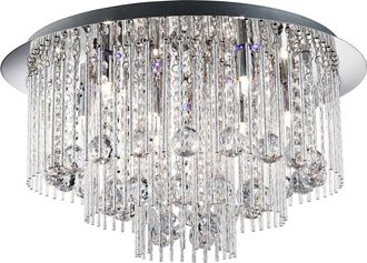 Searchlight Led Design Deckenleuchte Beatrix ø 55/ H 30.5 cm ink. Fernbedienung - 8 flammig