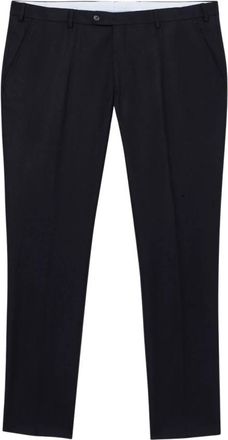 Brooks Brothers Virgin Wool Broeken - Heren - Nette broeken - Blauw - W42 - Broeken