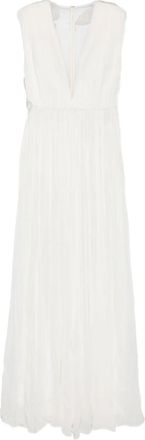 Tarik Ediz Abito da sera Chris con decorazione - Bianco