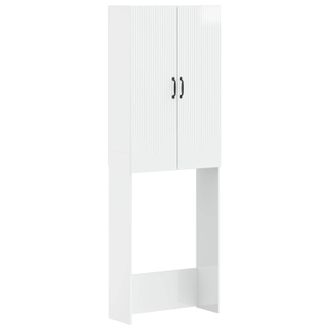 vidaXL Mueble De Ba&ntilde;o Hoorn Blanco Brillante 66 X 25,5 X 190 Cm Vidaxl