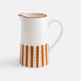 La Redoute Interieurs Aardewerk karaf met patroon, RIVERI