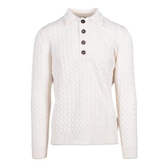 Eleventy Polo de punto - Tops - Hombre - Beige - S