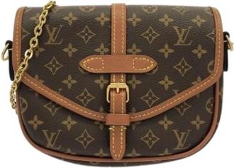 Louis Vuitton Pre-owned Cross Body Bags, female, Brown, Size: ONE SIZE Pre-owned Canvas Shoulder Bag