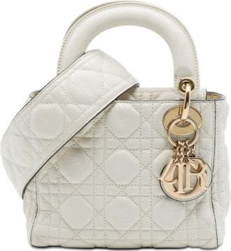 Dior Pre-owned Dior Mini Lambskin Cannage Lady Dior Ladies 1P2HQ8A6TO3017M9