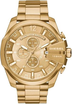 Diesel Mega Chief - Heren - Horloges - Geel - ONE Size - Accessoires